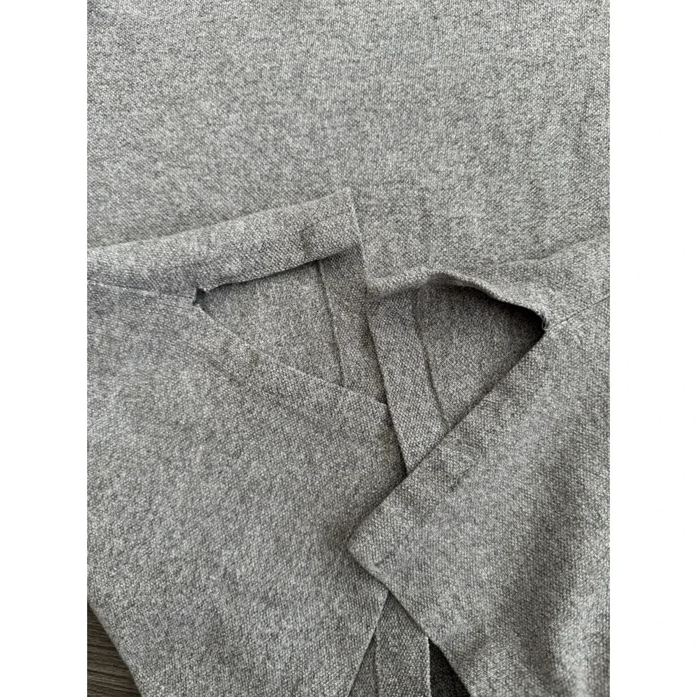 Polo Ralph Lauren Men's L Gray Heather Long Sleeve Polo Shirt Pony Logo cotton